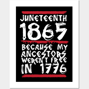 Juneteenth 1865 Posters and Art